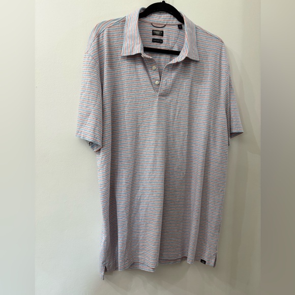 Faherty - the movement polo Multicolor Striped Polo Shirt - men’s XXL - Picture 1 of 6